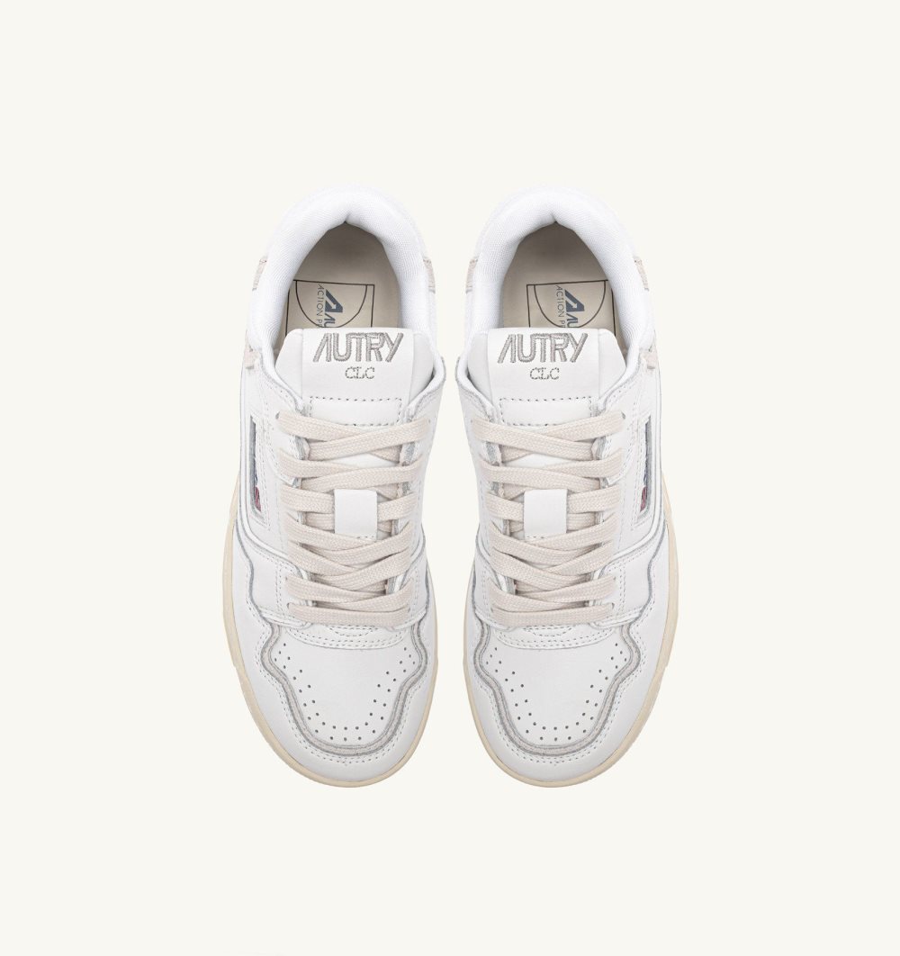 White Autry Clc Sneakers Leather | GMNFVP915