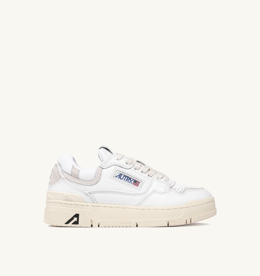 White Autry Clc Sneakers Leather | GMNFVP915