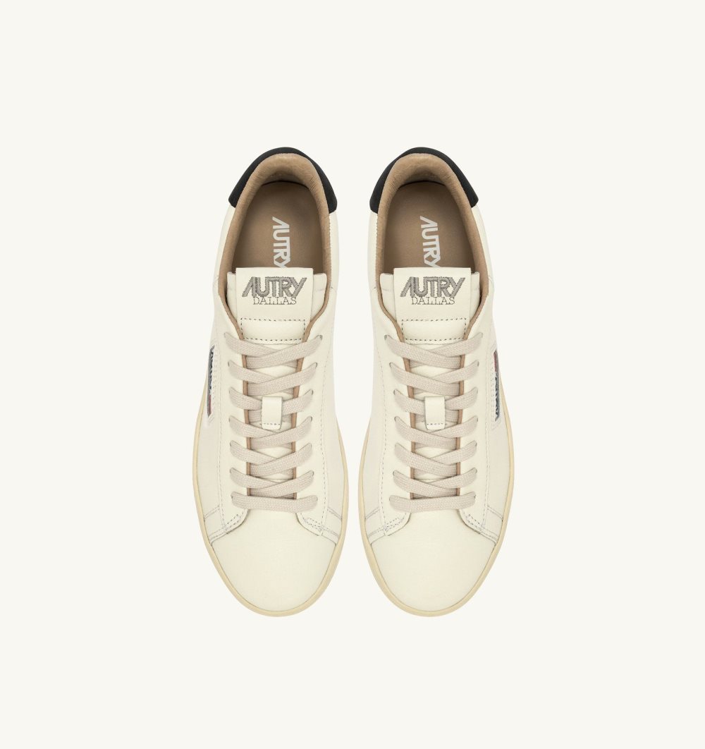 White Autry Dallas Low Sneakers Space Leather | XIDKLF480