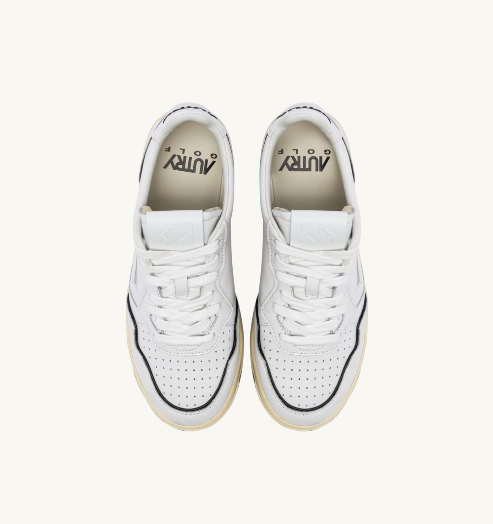 White Autry Golf Low Sneakers Leather | FQCOTV675