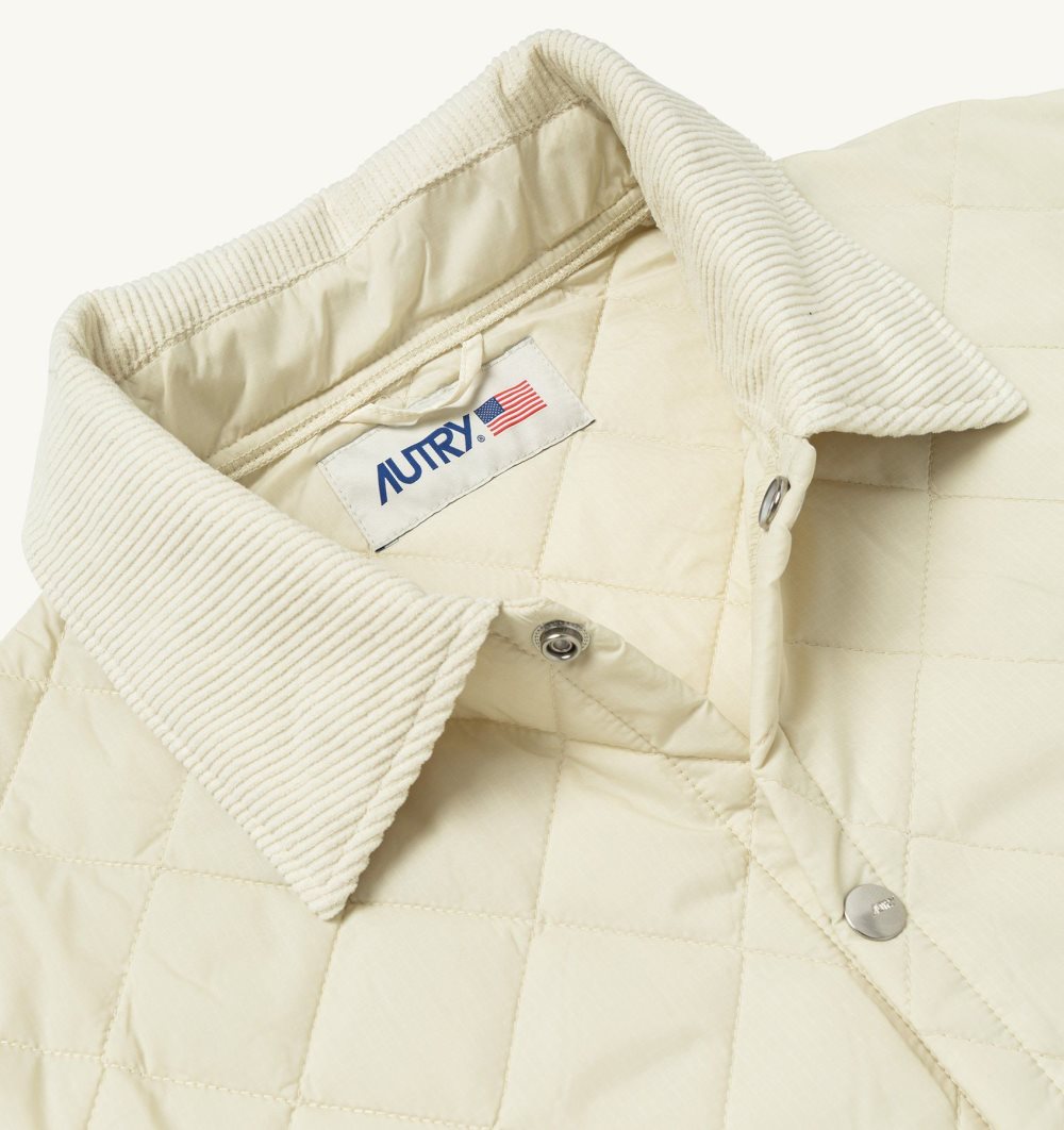 White Autry Husky Jacket Quilted Nylon | GCWXOM452