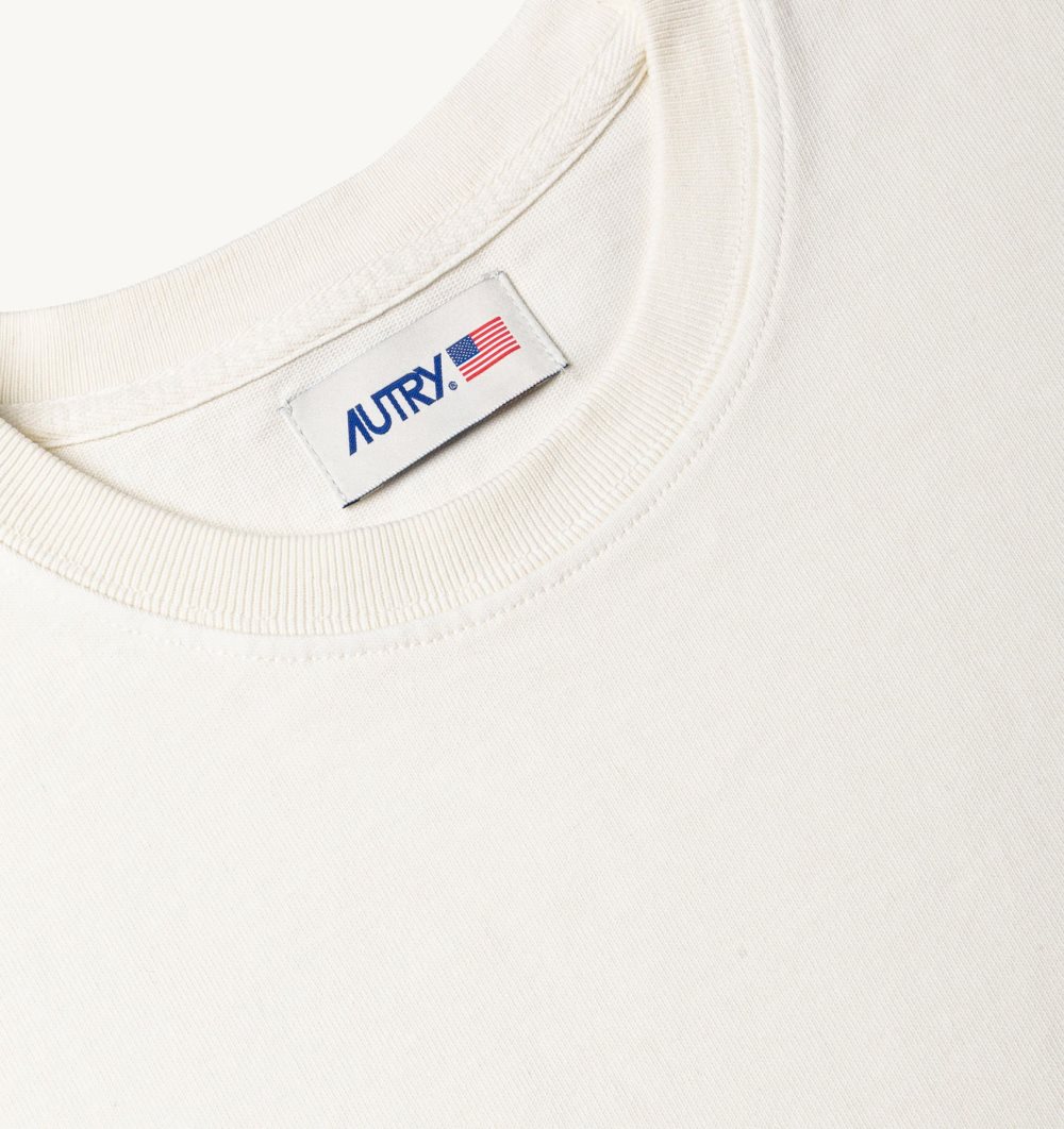 White Autry Relaxed Fit T-shirt Cotton Jersey | BVRKUJ978