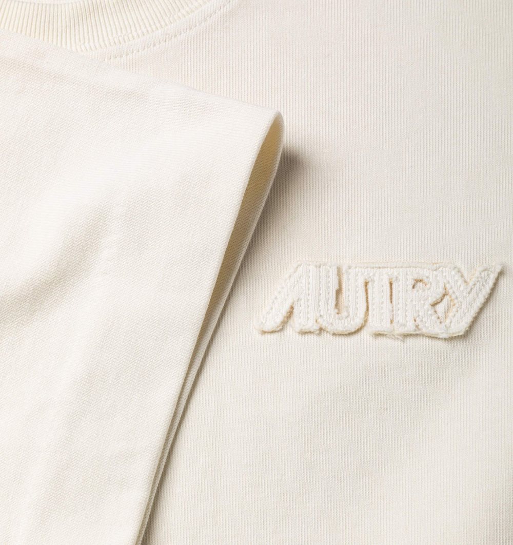 White Autry Relaxed Fit T-shirt Cotton Jersey | BVRKUJ978