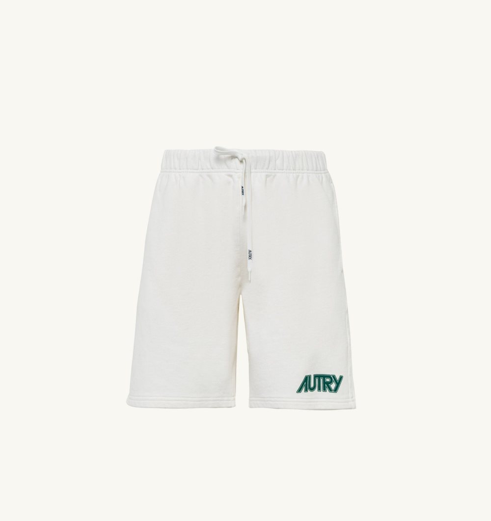 White Autry Shorts Cotton Pile | QCUFLM794