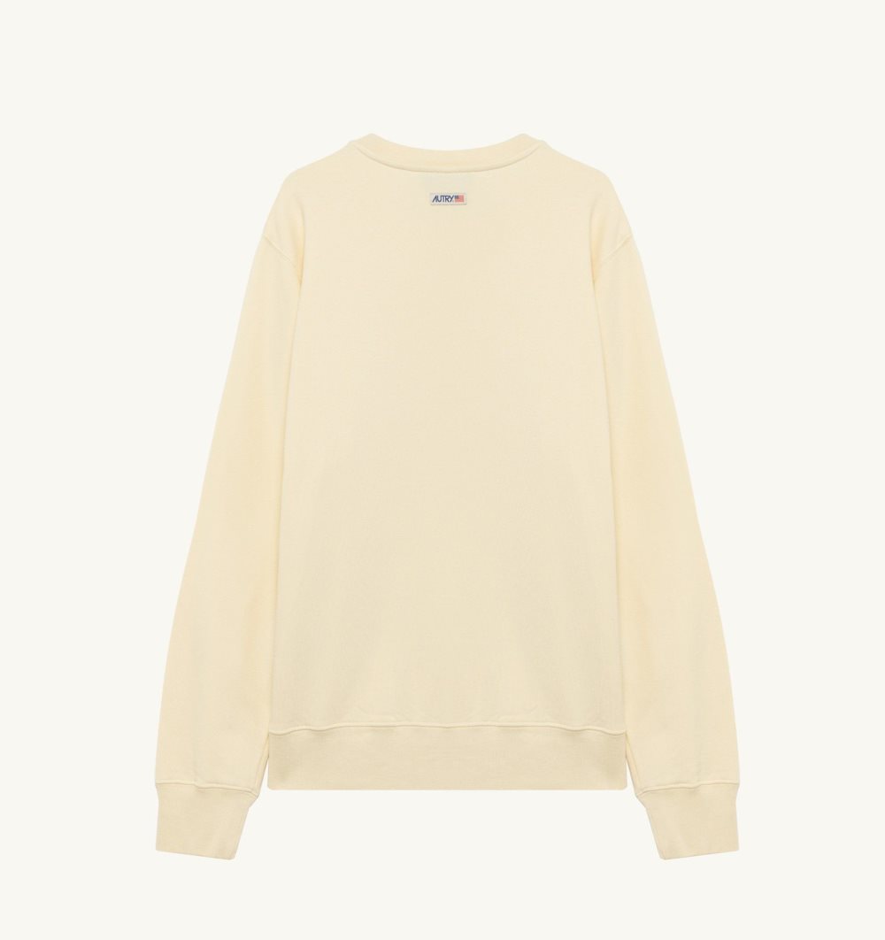 White Autry Sweatshirt Jersey Label | DZVNSR106