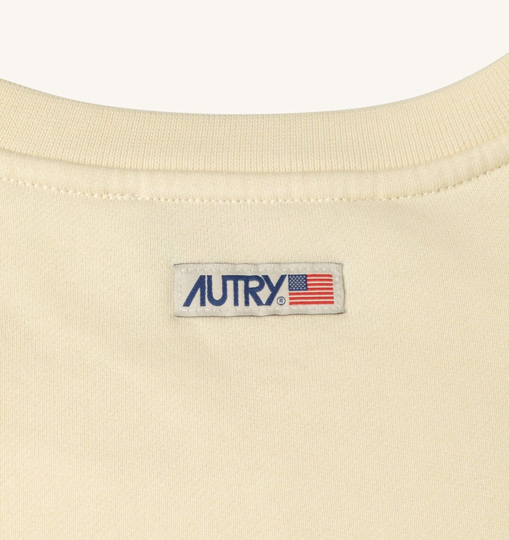 White Autry Sweatshirt Jersey Label | RZKJUP943