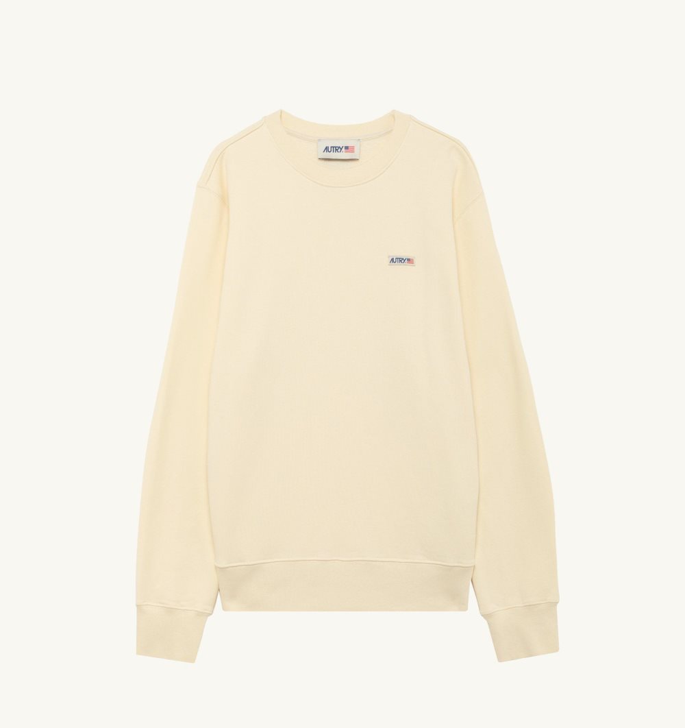 White Autry Sweatshirt Jersey Label | RZKJUP943