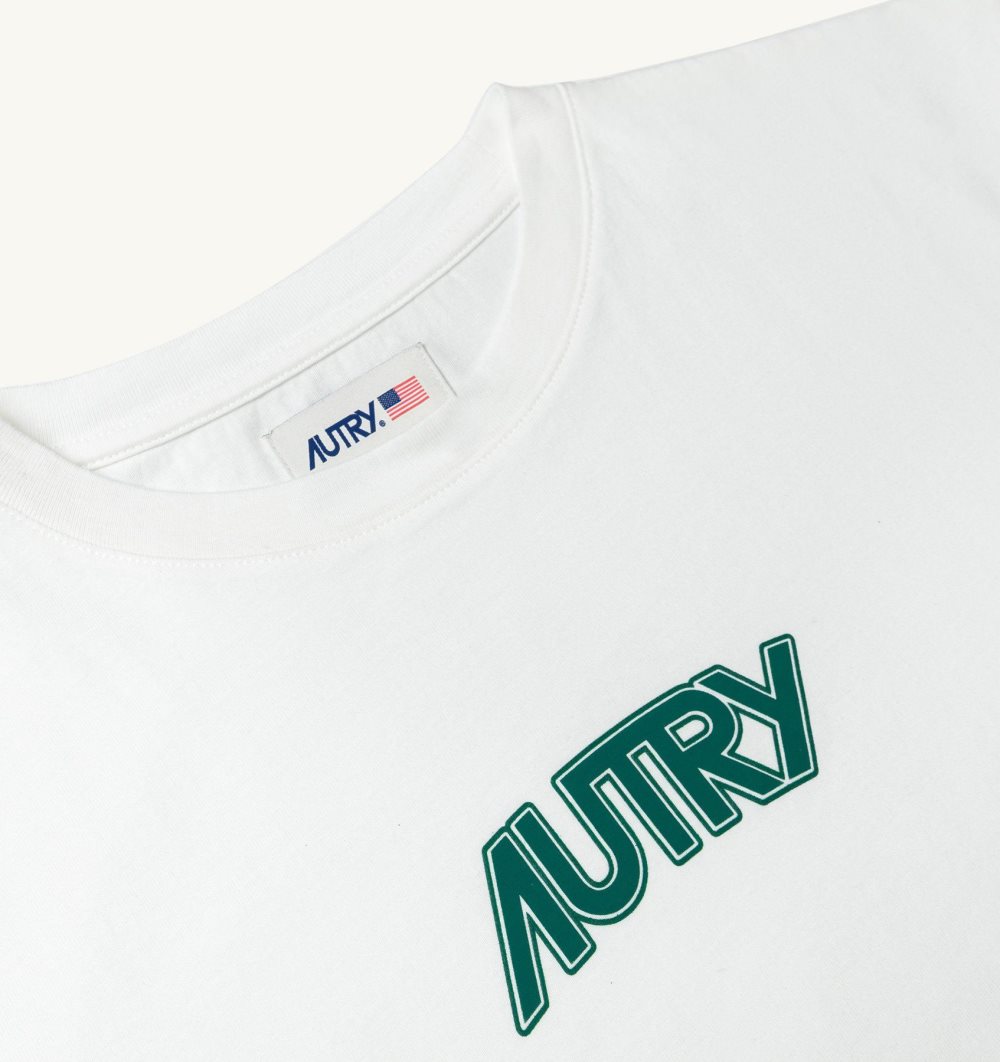 White Autry T-shirt Cotton Jersey | GZLRYW986