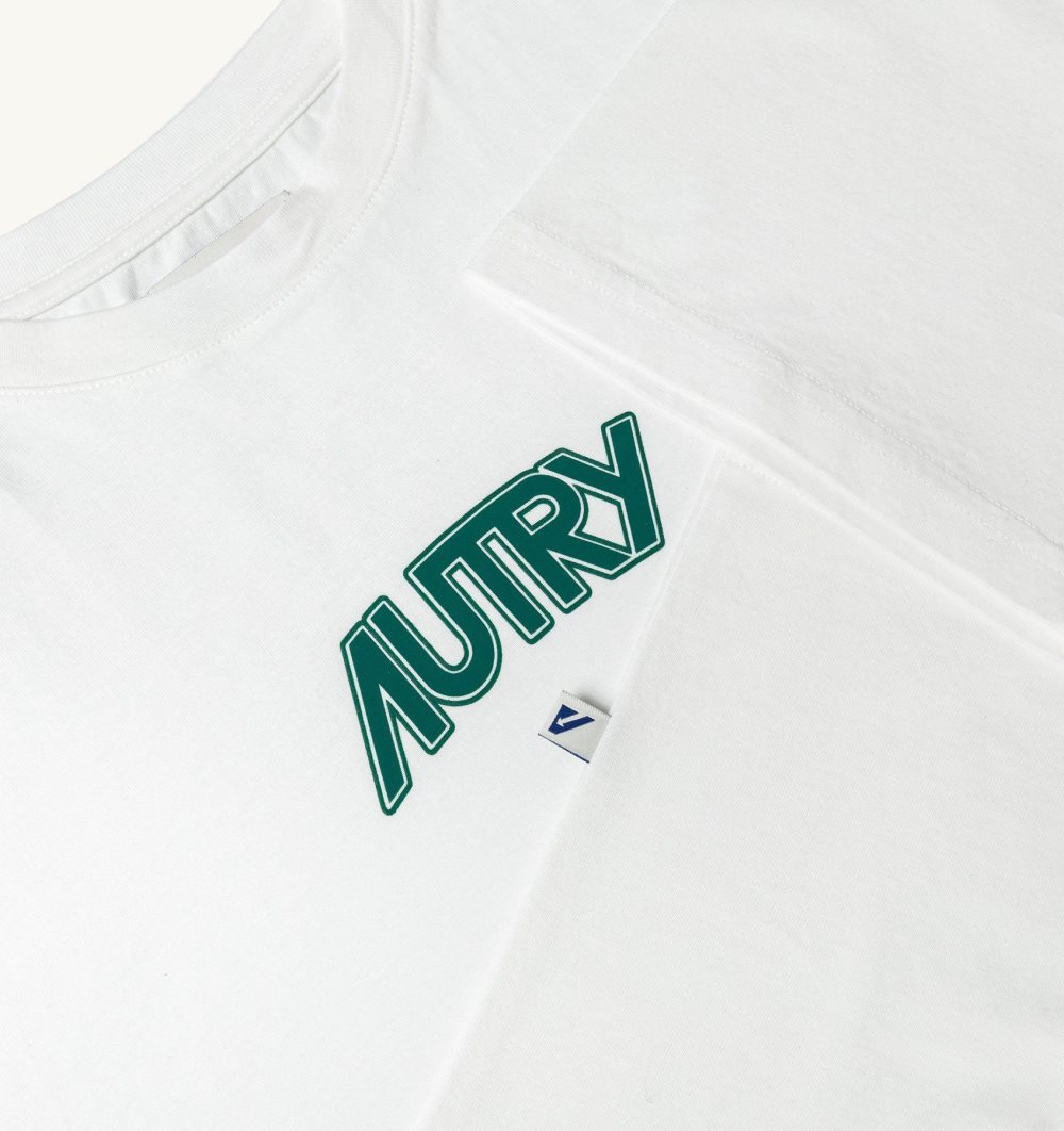 White Autry T-shirt Cotton Jersey | GZLRYW986