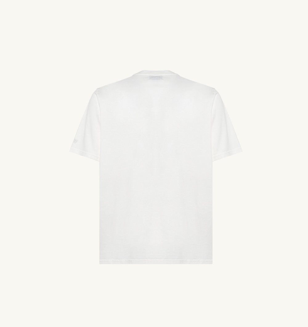 White Autry T-shirt Cotton Jersey | VHWUOM068