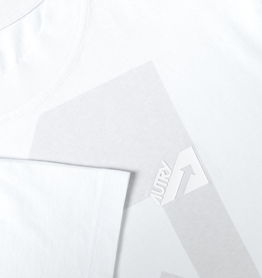 White Autry T-shirt Cotton Jersey | VRIAXO017