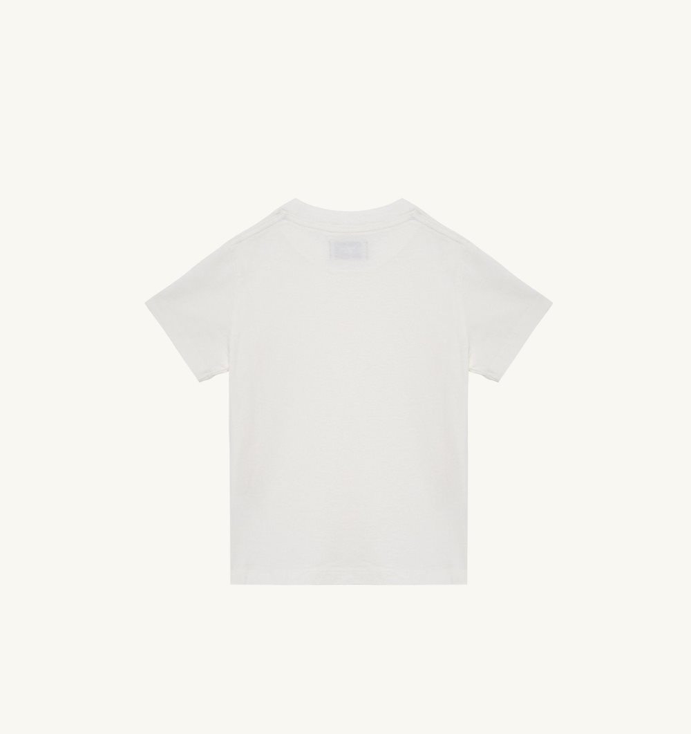 White Autry T-shirt Cotton Jersey | YNSHFJ346