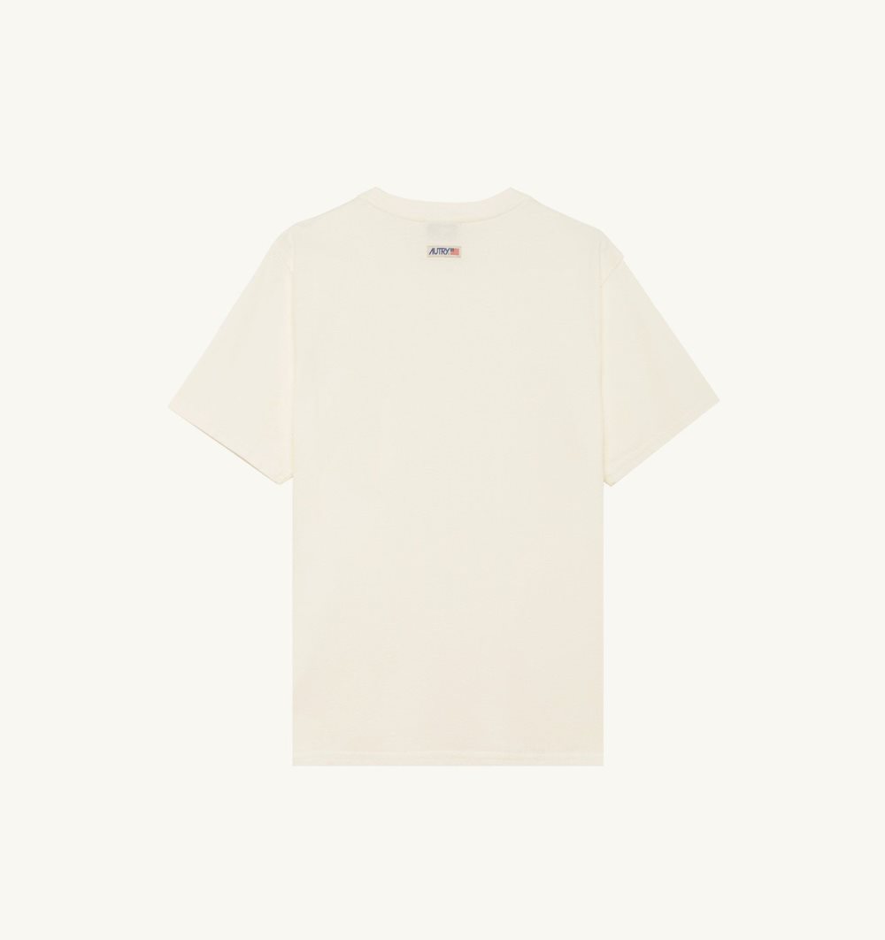 White Autry T-shirt Cotton Label | MKFDWJ976