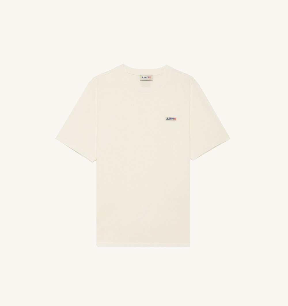 White Autry T-shirt Cotton Label | MKFDWJ976