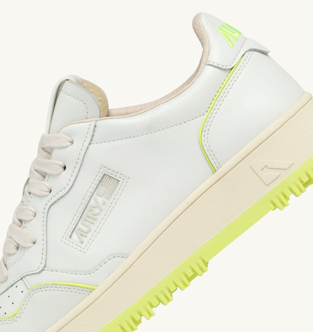 Yellow / White Autry Golf Low Sneakers Leather | ZFLKCB493